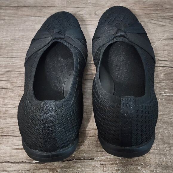 Bzees for LifeStride Kissed Women's Ballet Flats Shoes Size 7 Black - Picture 8 of 8